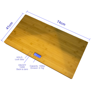 J & R Độ Chính Xác Cao 100Kg Tre Kỹ Thuật Số Động Vật Giống Thú Y Có Trọng Lượng Quy Mô Cho Chó Lớn - Product Image 2