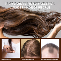 Teh Herbal Alami Mentah Kelas Premium dalam Kemasan Sachet untuk Pencegahan Rambut Rontok