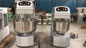 Équipement <span class=keywords><strong>de</strong></span> <span class=keywords><strong>boulangerie</strong></span>, pétrin 80l, mélangeur à pâte commercial d'occasion, mélangeur à spirale pour pain 35kg - Product Image 5