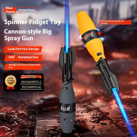 Fun Big Spray Gun Rotation Haute Apparence Qualité Briquet Coupe-Vent Briquet Puissant Firepower