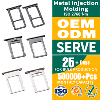 Pièces moulées par injection en acier inoxydable SUS304 pour composants de tiroir de carte SIM de téléphone portable – Fabricant d'origine