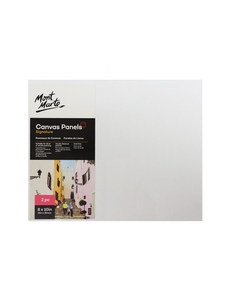 Toiles sur châssis Mont Marte pour la peinture, 2 panneaux de toile de 20,3 x 25,4 cm pour la peinture - Product Image 2