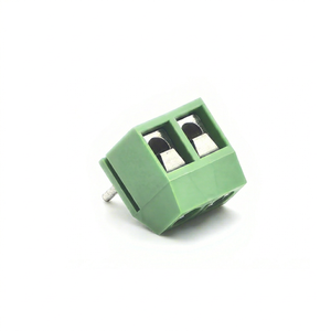 Borniers à vis universels pour PCB, pas de 5,0 mm, à vis croisée verte, 2P - Product Image 1