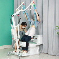 Lève-personne de transfert ergonomique portable et sûr pour patients, avec logo personnalisé, pour hôpitaux et établissements, à batterie, pour un confort optimal
