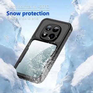 เคสใสกันน้ำ IP68 สำหรับ Xiaomi Redmi Note 15 Pro 5G รุ่น Global ป้องกันน้ำเข้าขณะดำน้ำ ว่ายน้ำ ครอบคลุมทุกด้าน - Product Image 5