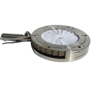 Vanne de régulation de débit manuelle à double/simple diaphragme avec obturateur irisé, corps en acier inoxydable, taille de port DN65-300
