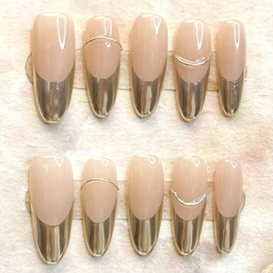 Nouvelles Idées de Produits : <span class=keywords><strong>Faux</strong></span> <span class=keywords><strong>Ongles</strong></span> à Presser en Acrylique 3D Fleur, Forme Amande Moyenne, Rose Kawaii, 10 Pièces, Faits Main, Manucure Longue Amande - Product Image 6