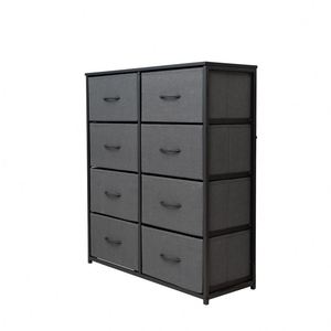 Living Room Fabric <b>Cabinets</b> Freestanding Durable Stainless Steel MDF Panel <b>Pine</b> Various Color Hua Cheng HC8BC 8 Drawers Modern - Product Image 1