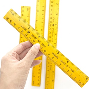 Regla Recta de Madera Amarilla de Venta Caliente de Fábrica al por Mayor, Disponible en 15, 20, 25 y 30 cm para Estudiantes Escolares - Product Image 6