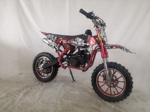 2021 moins cher essence couleur mélange Super vélo Dirt Bike Pull Start 49cc <span class=keywords><strong>2</strong></span> <span class=keywords><strong>temps</strong></span> Mini motos vélo pour enfants avec CE - Product Image 5
