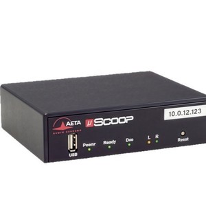 AETA Scoop Ultra Compact Full Duplex Audio Codec 145x118x39 มม. อินเทอร์เฟซ USB ผลิตในญี่ปุ่น - Product Image 1