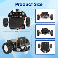 Robot Microbit Robotlinking Compatible avec Microbit Robot DIY Programmable Robot Car Kit STEM Education Project