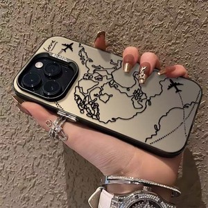 <span class=keywords><strong>Funda</strong></span> de Lujo con Estampado de Línea de Aviones para <span class=keywords><strong>iPhone</strong></span> 16 Pro Max, <span class=keywords><strong>Funda</strong></span> de Silicona con Textura de Cuero para <span class=keywords><strong>iPhone</strong></span> 15 Pro Max 14 13 12 <span class=keywords><strong>11</strong></span> - Product Image 2