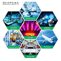 High Density Interconnect HDI PCB, Controlled Impedance PCB For Communication Equipment NY-P1