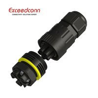 Connecteurs électriques ronds à visser pour montage sur fil, 5 broches, femelles, IP68, pour éclairage LED de rue