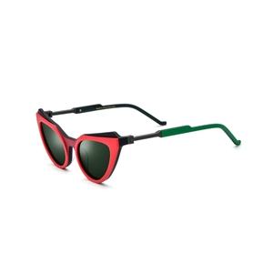 Lunettes de soleil œil de chat pour femmes, monture intégrale, verres miroir, protection UV 100%, style tendance adulte - Product Image 3