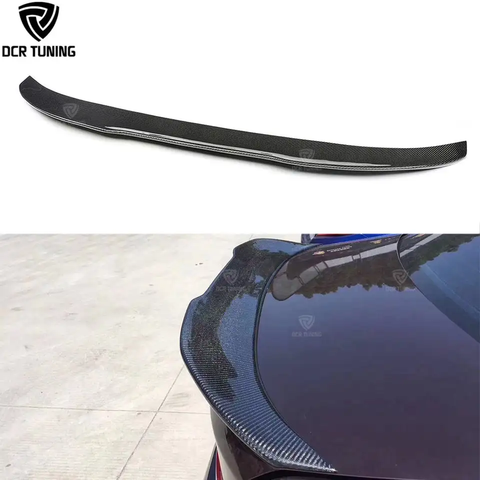 Becquet de coffre arrière en Fiber de carbone pour BMW série 5 G30 F90 M5 2017 + type PSM becquet de toit