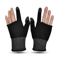 2 Paires de Gants de Jeu pour Doigts et Pouces, Anti-Rayures, Portables, pour Mobile Gaming, Accessoires de Jeu Confortables et Anti-Transpiration