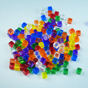 Dados Transparentes de Colores, Mini Cubos Acrílicos para Manualidades, Piezas de Juegos de Mesa Personalizadas, Fichas de Juego de Mesa, Contadores de Juegos de Cartas - Product Image 5