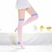 Chaussettes de compression jetables à bout ouvert pour femmes, au-dessus du genou, pour dormir, pour varices, avec logo personnalisé
