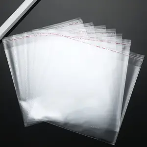 कस्टम Gravure मुद्रण स्वयं चिपकने वाला सील पारदर्शी स्पष्ट Opp प्लास्टिक पैकेजिंग बैग के लिए गहने कपड़े मोजे