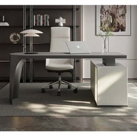 Mobilier de bureau de gestion de luxe bureau de travail bureau de patron au design moderne ensemble de bureau de direction table de bureau avec chaise