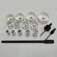 Kit de scie cloche bimétallique, jeu de scies cloche, foret en cobalt, coupe-trou pour tôle, bois, cloison sèche, aluminium, plaque plastique, plaque de plâtre