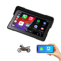 Écran IPS 7 pouces pour moto, CarPlay, Android Auto, sans fil, étanche IP67, pour la conduite quotidienne