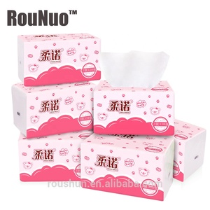 Rounuo de pulpa de madera 100% de bolsillo 2-3 capas de <span class=keywords><strong>tejido</strong></span> Facial <span class=keywords><strong>para</strong></span> el cuidado del bebé - Product Image 4