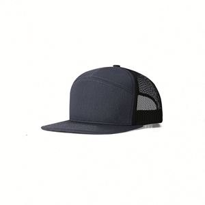 Nueva Gorra de Béisbol Trucker de 7 Paneles, Malla Transpirable e Impermeable, con Visera, Estilo Deportivo - Product Image 3