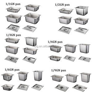 Stainless Steel Gn <b>Pan</b> Food Container With <b>Lid</b> Deep Tray For Catering Restaurant Use - Product Image 6