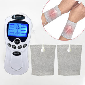 Produtos Quentes de 2025 Conjunto de Massageador <span class=keywords><strong>TENS</strong></span> Luvas de Fibra Prateada Condutiva Eletrodos para Pulso e Joelho Meias de Massagem Acessórios <span class=keywords><strong>TENS</strong></span> - Product Image 2