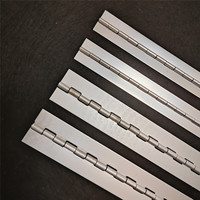 Acier inoxydable Alliage d'aluminium Laiton Fer Longues Charnières de Piano Continues pour Portes Fenêtres Armoires Boîtes Canapés Meubles