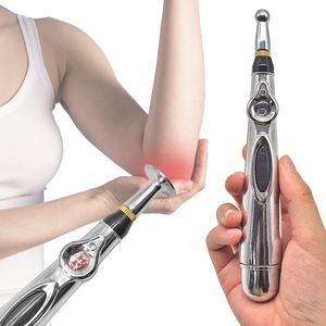 Custom Logo Electric Meridian Pen 3 Heads AA Battery Electronic Beauty Personal <b>Care</b> Device Private Label - Product Image 3