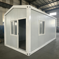 Casa Contenedor Prefabricada Desmontable y Transpirable de 20 Pies, Moderna, Portátil, para Oficina, Dormitorio, Origen Jiangsu, 1 Año de Garantía