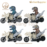 Nouveau design de jouet de moto T-Rex en plastique véhicule animal inertiel jouet pour garçons enfants modèle de voiture camion jouet
