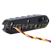 Feux de signalisation d'urgence à LED haute luminosité 12V 24V, feux stroboscopiques à LED pour montage en surface de voiture, feux stroboscopiques à LED pour calandre, SAE R65 CE IP67