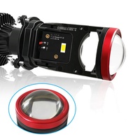 HYML – lampe LED Y7D pour voiture, ampoule de phare Laser, projecteur bi Led, Mini lentille, projecteur H4 Led, phare