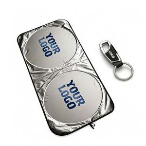 Parasol Plegable para Ventana Delantera de Coche con Logotipo Personalizado, Regalo Promocional para Concesionarios de Automóviles, Parasol de Poliéster para Parabrisas, Venta al Por Mayor - Product Image 1