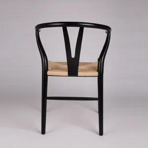 वाई-आकार की विशबोन कुर्सी घर के लिए लकड़ी के कैफे रेस्तरां भोजन लिविंग रूम फर्नीचर