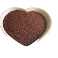Matériau naturel rouge 80 Mesh Jet d'eau Grenat Sable Abrasif Acheteurs satisfaits