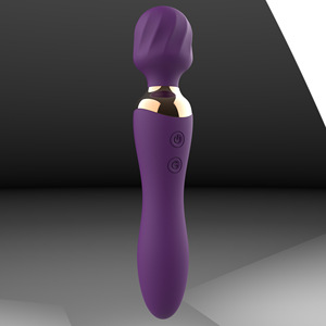 חזק נקבה ויברטור wand massager 10 מצבים כפולים ראש ממריץ usb מין למבוגרים - Product Image 5