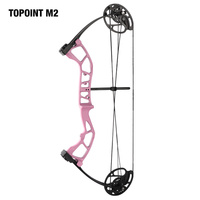 TOPOINT ARCHERY M2 Jeunesse Nouveau Débutant Arc à poulies Arc nu Seulement 25 ", 17-27",10-40lbs Arc de chasse Tir à l'arc OEM/ODM