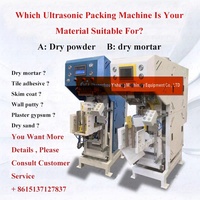 Fonction de comptage d'étanchéité avancée Machine à emballer industrielle de sac de valve à ultrasons de thermoscellage PLC