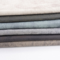 Grande production en usine tissu de canapé en daim épais personnalisable 100% polyester épais respirant imperméable tricoté chaîne