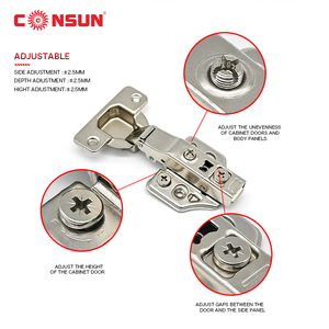 Consun Clip on <strong>Push</strong> <strong>Open</strong> to Magnetic Touch Close <strong>Latch</strong> Door Closer <strong>Push</strong> <strong>Latch</strong> with Kitchen Cabinet Furniture Hinge - Product Image 4