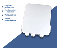 Boîtier de terminaison optique mural en plastique 8 ports pour système de télécommunications, OEM/ODM, pour distribution de fibres optiques FTTH