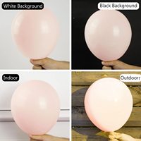 Ballons noirs 140 pièces Kit d'arche de ballon en Latex mat en 18 12 10 5 pouces tailles pour guirlande décoration anniversaire fête de remise des diplômes