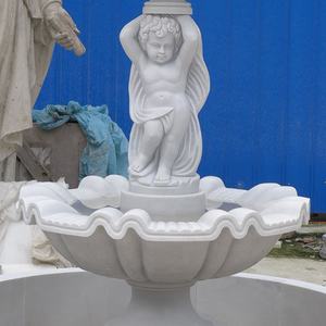 All'ingrosso tutti i tipi di pietra giardino di marmo fontane statua fontana di acqua all'aperto - Product Image 6