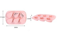 Moule à glaçons et à gâteaux en silicone jetable écologique en forme de fraise, pièce unique, compatible lave-vaisselle – Offre spéciale